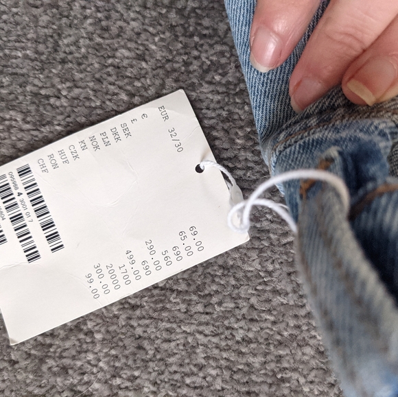 Bnwt & other stories key cut jeans w32 L30 high waist straight leg - Picture 4 of 6